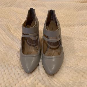 Sole Society Leather Wedge Heels Size 5.5